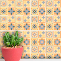 Adesivos de Azulejos Ladrilhos Hidráulicos Modelo 54-10x10cm