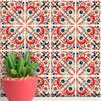Adesivos de Azulejos Ladrilhos Hidráulicos Modelo 04-15x15cm