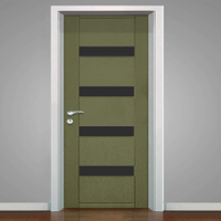 Adesivo para Porta Madeira Verde Musgo-73X210Cm