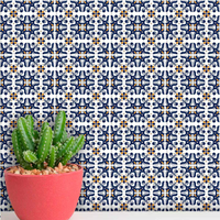 Adesivos de Azulejos Ladrilhos Hidráulicos Modelo 75-15x15cm