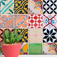 Adesivos de Azulejos Ladrilhos Hidráulicos Modelo 02-15x15cm