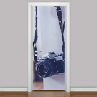 Adesivo para Porta Câmera Fotográfica-73X210Cm