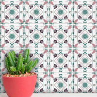 Adesivos de Azulejos Ladrilhos Hidráulicos Modelo 115-10x10cm