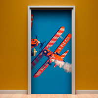 Adesivo para Porta Avião de Acrobatas-83X210Cm