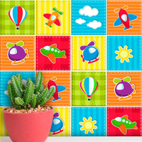 Adesivos de Azulejos Ladrilhos Hidráulicos Modelo 139-20x20cm