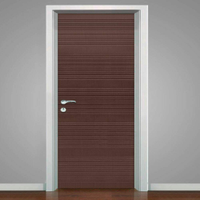 Adesivo para Porta Madeira Tabaco Ripada-63X210Cm