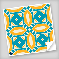 Adesivo para Azulejo Unitário Modelo 304-10x10cm