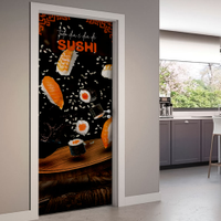 Adesivo de Porta Sushi-73X210Cm