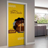 Adesivo de Porta Bolo Caseiro-93X210Cm