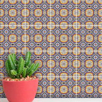 Adesivos de Azulejos Ladrilhos Hidráulicos Modelo 55-10x10cm