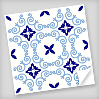 Adesivo para Azulejo Unitário Modelo 289-20x20cm