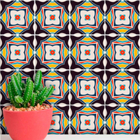 Adesivos de Azulejos Ladrilhos Hidráulicos Modelo 191-20x20cm