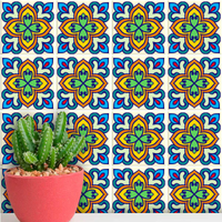 Adesivos de Azulejos Ladrilhos Hidráulicos Modelo 162-15x15cm