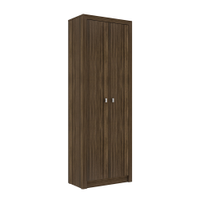 Armário Estante Alto para Escritório Home Office ME4105 MDP Nogal G69 - Gran Belo