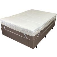 Pillow Top Solteiro King Dupla Face 200 Fios 6cm 700g/m² 100x200cm Branco