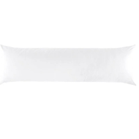Fronha para Travesseiro Body Pillow com Zíper 40x140cm Branco