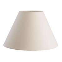 Cúpula Cônica bege para abajur M