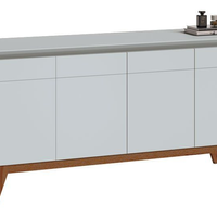 Buffet Classic Branco Acetinado - Imcal Móveis