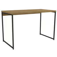 Mesa Escrivaninha 118cm Industrial Crome LI002 Freijo Preto Kappesberg