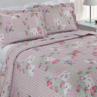 Kit Colcha Solteiro Decore Marina