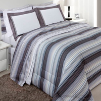 Jogo de Cama Queen 200 Fios Vida Bela Quebec