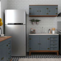 Cozinha Modulada 2 peças - Cinza