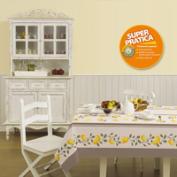 TOALHA DE MESA QUADRADA 04 LUGARES - FELICIA