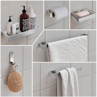 Kit Acessórios Banheiro Completo 6 Peças Inox Lavabo Premium - Cromado - Lojas RPM