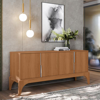 Buffet Lima Suporte P/ Decoração 4 Portas Para Itens - Jequitiba