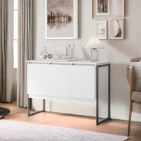 Buffet de Luxo Viareggio Branco Preto