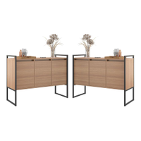 Armario Industrial 3 Portas Balso Conjunto 2 Peças - Montana