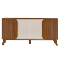 Buffet 4 Portas Sala de Jantar 160 cm 4506 Cedro Off White ARLY