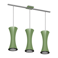 Lustre Pendente 7933 3 Lâmpadas Soquete E27 Verde