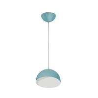 Lustre Pendente 5521 1 Lâmpada Soquete E27 Azul