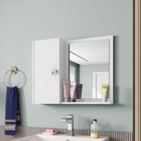 Espelheira para Banheiro com 1 Porta 57,2cm Multimóveis CR10127 Branco