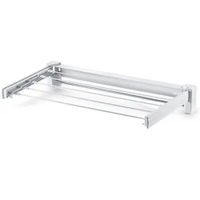 Varal de Roupas Retrátil 70cm Ordene Inox de Parede Estended