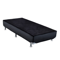 Base para Cama Box Solteiro Cori II Preta