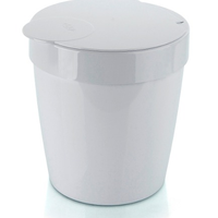 Lixeira 5 Litros Branca Para Banheiro Cozinha Resistente