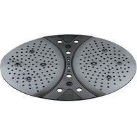 Tapete Box Banheiro 42x53cm Antiderrapante Ventosa Hidro Preto