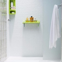 Suporte Transparente 90° Porta Sabonete Shampoo Banheiro
