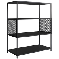 Estante Estilo Industrial 94 Cm Com Tela P1024 Preto PP