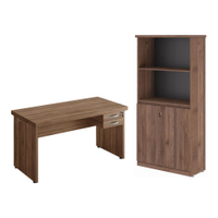 Armario Estante com Mesa 1.2 Ipanema Noce