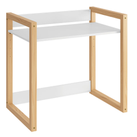 Mesa Escrivaninha Infantil Zoe Branco Fosco - Reller