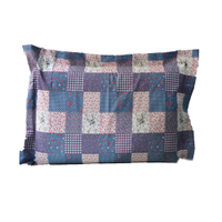 Fronha Avulsa 180 fios Innovare Patchwork Azul 1 peça Textil Lar