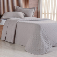 Kit Colcha Casal Miraggio New Soft 220x240cm Cahsmere