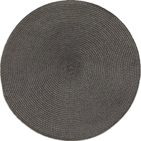 Kit 10 Americano Requinte Liso para Mesa Redondo 38cm Chumbo