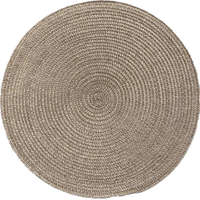 Kit 10 Americano Requinte Liso para Mesa Redondo 38cm Taupe