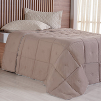 Edredom King Toque de Plumas 260 Fios New 240x260cm Cogumelo