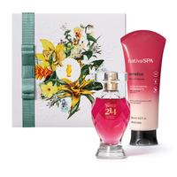 Combo Presente Dia Das Mães: Botica 214 African Sunrise Floral Frutal 75ml + Loção Corporal Nativa Spa Ameixa 200ml
