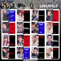 4Pcs/Set Idol Boy LNGSHOT Lobster Album SHOT CALLERS Peripheral Bonus Small Card Sing Card OHYUL RYUL WOOJIN LOUIS Fans Gifts